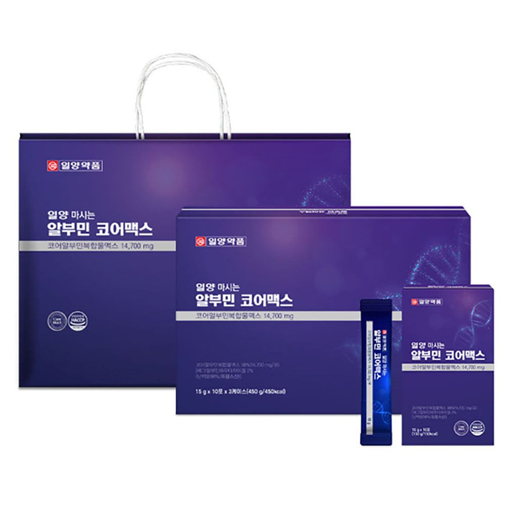 [ILYANG Pharmaceutical] Core Max Liquid Albumin French High-Gel Protein Energy Sticks 30 Packets with Shopping Bag _ Made in Korea
